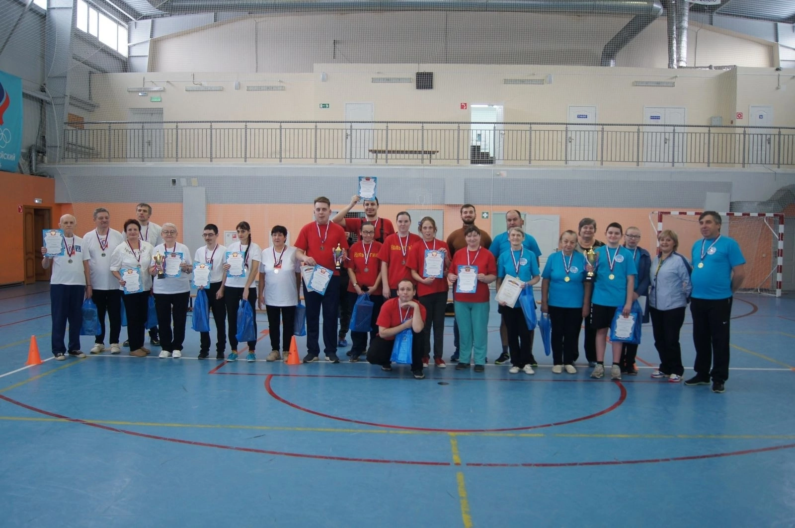 Юрев-Польская организация ВОИ принимала спортивные команды